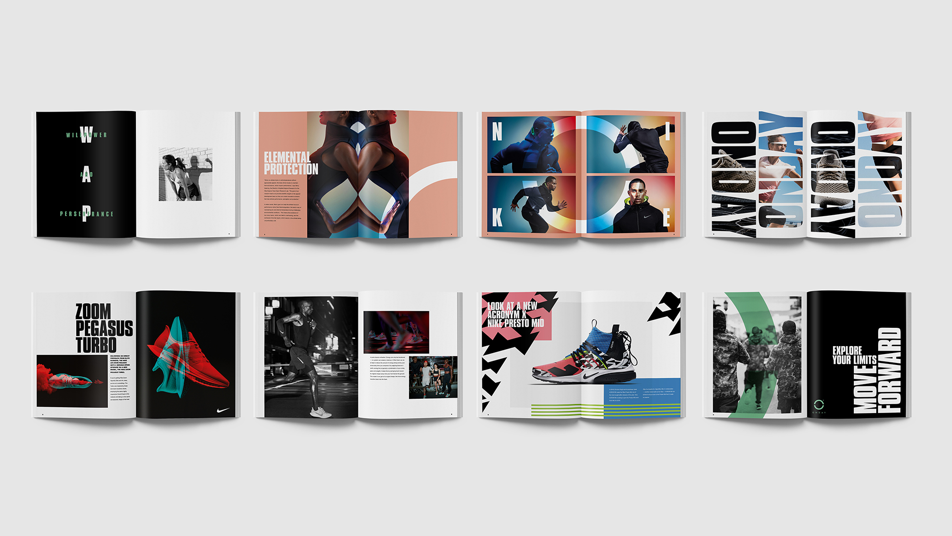 Gijs de Vos - Onday - Branding - Merk - Design - Art direction - Graphic design - Grafisch vormgeven - Concept - Sport - Hardlopen - Running - Clothing - Box - Cover magazine