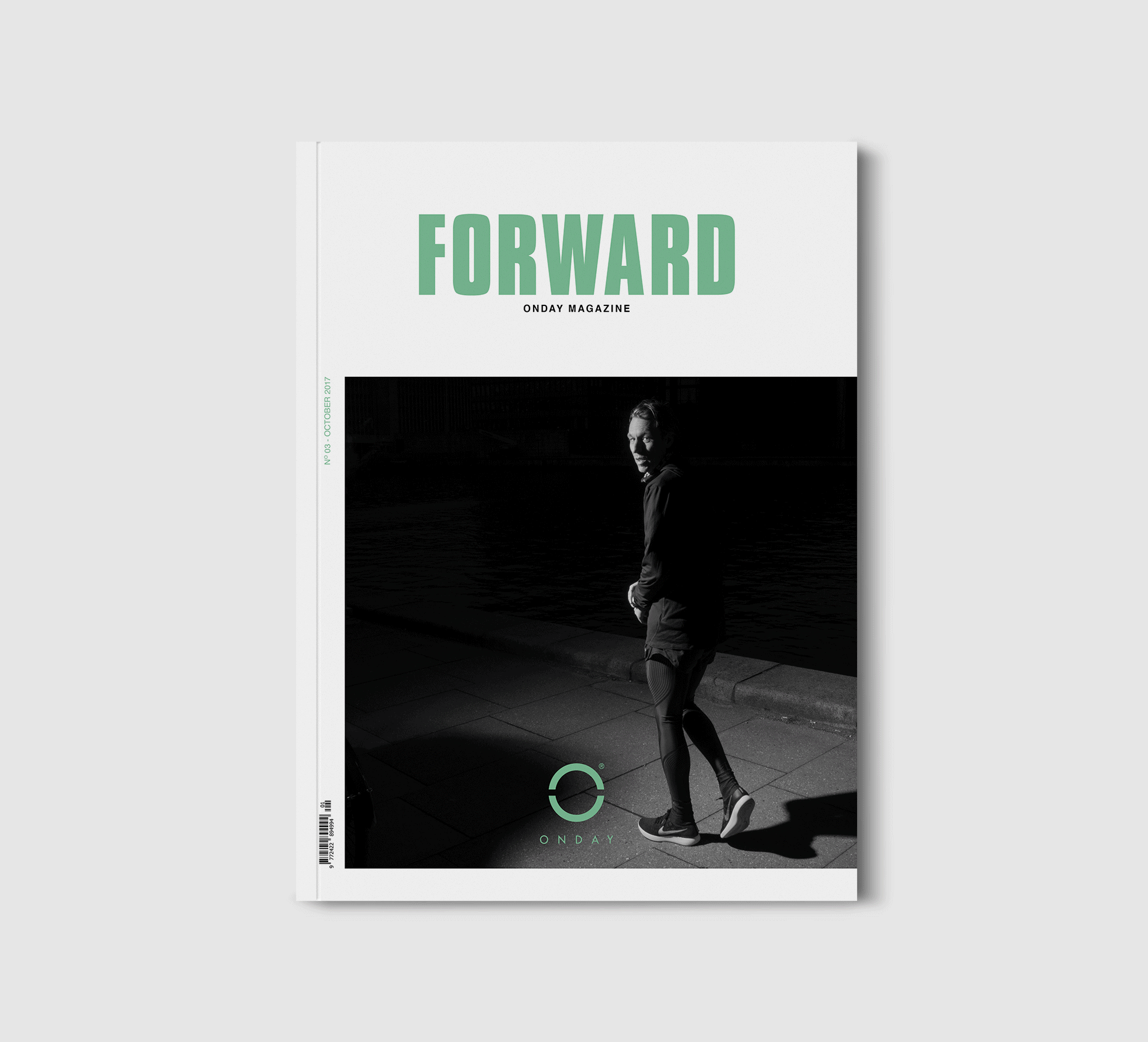 Gijs de Vos - Onday - Branding - Merk - Design - Art direction - Graphic design - Grafisch vormgeven - Concept - Sport - Hardlopen - Running - Clothing - Box - Cover magazine