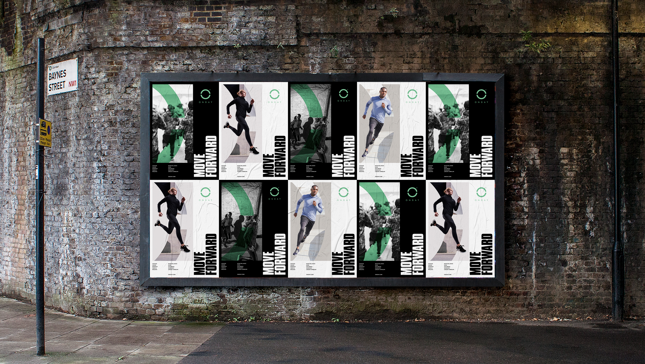 Gijs de Vos - Onday - Branding - Merk - Design - Art direction - Graphic design - Grafisch vormgeven - Concept - Sport - Hardlopen - Running - Clothing - Box - Cover magazine - Posters - Blow up